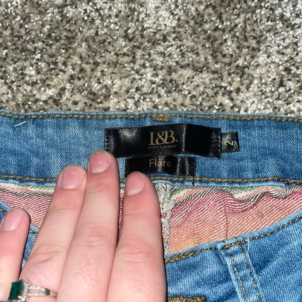 Lucky&Blessed High Rise Flare